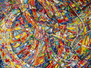 Brain Scott Fine Arts Canadian Oil Painter-Arbutus Abstraction 48 x 60