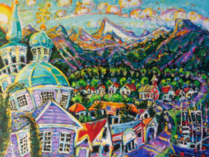 Brian Scott Fine Arts Canadian Oil Painter-Sitka Alaska 30 x 40