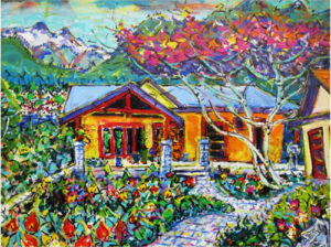 Brian Scott Fine Arts Commissions -Cottage with Garden