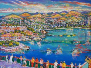Brain Scott Fine Arts Canadian Oil Painter-Acapulco 30 x 40 inches