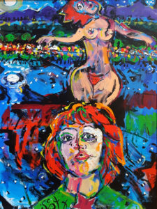Brain Scott Fine Arts Canadian Oil Painter-Christine Colours 30 x 40