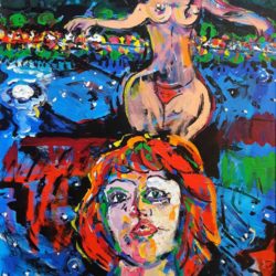 Brain Scott Fine Arts Canadian Oil Painter-Christine Colours 30 x 40 inches