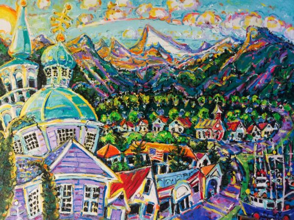 Brian Scott Fine Arts Canadian Oil Painter-Sitka Alaska 30 x 40 inches