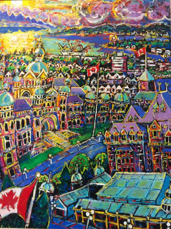 Brian Scott Fine Arts Canadian Oil Painter-Victoria Perspective 30 x 40 inches