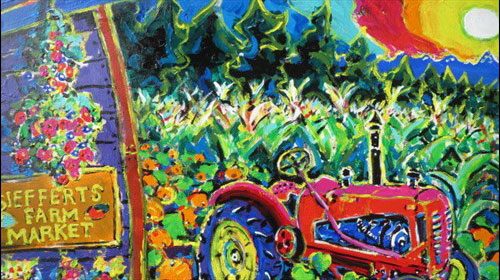 Brain Scott Fine Arts Canadian Oil Painter-Seiferts Farm 24 x 36
