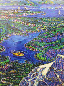 Brain Scott Fine Arts Canadian Oil Painter-Cormorant Perspective 36 x 48