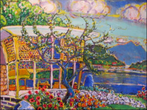 Brain Scott Fine Arts Canadian Oil Painter-Filberg House 30 x 40