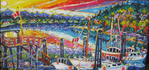Brain Scott Fine Arts Canadian Oil Painter-Fords Cove 24 x 48