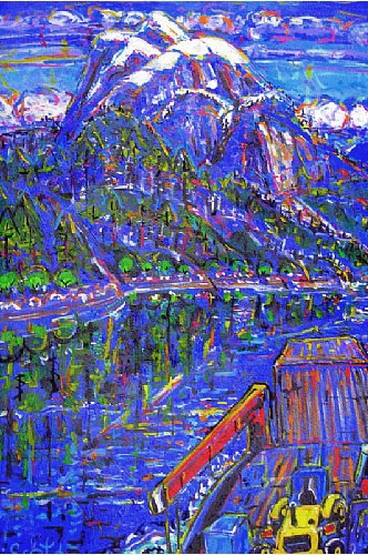 Brain Scott Fine Arts Canadian Oil Painter-Homphrey Channel 36 x 48