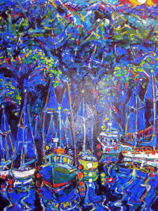 Brain Scott Fine Arts Canadian Oil Painter-Texada Island Colours 2 36 x 48