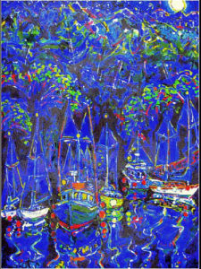 Brain Scott Fine Arts Canadian Oil Painter-Texada Island Colours 36 x 48