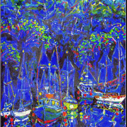 Brain Scott Fine Arts Canadian Oil Painter-Texada Island Colours 36 x 48